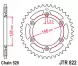 Зірка задня JT Sprockets JTR822.45