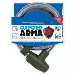 Протиугінний трос Oxford LK283, Срібний