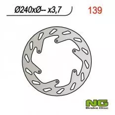 Диск гальмівний NG 139