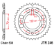 Зірка задня JT Sprockets JTR246.35