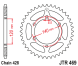 Зірка задня JT Sprockets JTR469.44