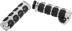 Гріпси Premium ISO-Grips Kuryakyn 06300182 під два троси газу, Чорний металік