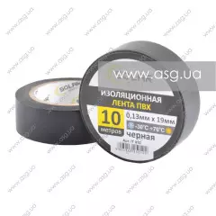 Стрічка ізоляційна ПВХ чорна 10м (SOLAR)