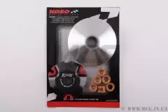 Варіатор передній (тюнінг) 4T GY6 50 спорт (KOSO)(d103mm, мідно-граф. втулка, ролики 12г)