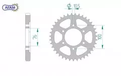 Зірка задня AFAM 14902-43