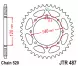 Зірка задня JT Sprockets JTR487.44