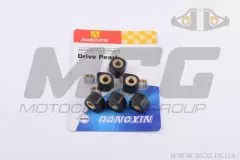 Ролики варіатора 6шт. (тюнінг) Suzuki 17*12- 13,0г, (чорні), (DONGXIN)