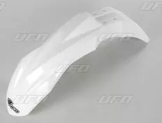 Крило переднє бризговик UFO KAWASAKI KXF біле