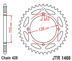 Зірка задня JT Sprockets JTR1466.46