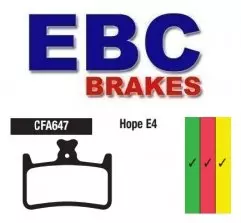 Колодки гальмівні дискові EBC CFA647R