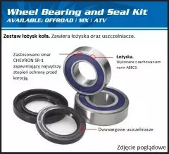 Комплект підшипників переднього колеса 4Ride AB25-1426