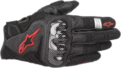 Моторукавички Alpinestars SMX-1 AIR V2, Чорний/Червоний, XL