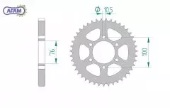 Зірка задня AFAM 14503-50